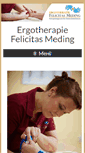 Mobile Screenshot of ergotherapie-meding.de