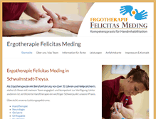 Tablet Screenshot of ergotherapie-meding.de